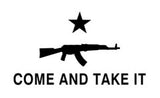 Come and Take It Rifle Flag