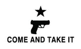 Come and Take It Handgun Flag