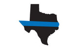Texas Police Blue Line Flag